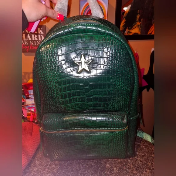 Jeffree Star | Bags | Jeffree Star Green Backpack | Poshmark